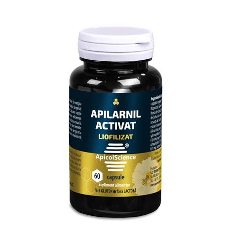 apilarnil capsule|Apilarnil Activat Liofilizat 60 capsule Apicol Science